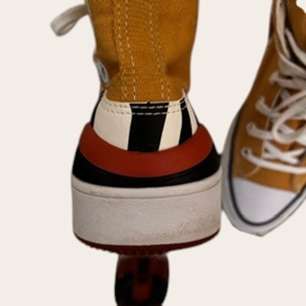 Converse CPX70 High Sunblocked Zinc Yellow Colorblock 567721C Size W 7.5 - Picture 8 of 16